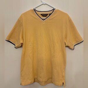 Yellow unisex Eddie Bauer 100% Ribbed cotton top. Size: Small